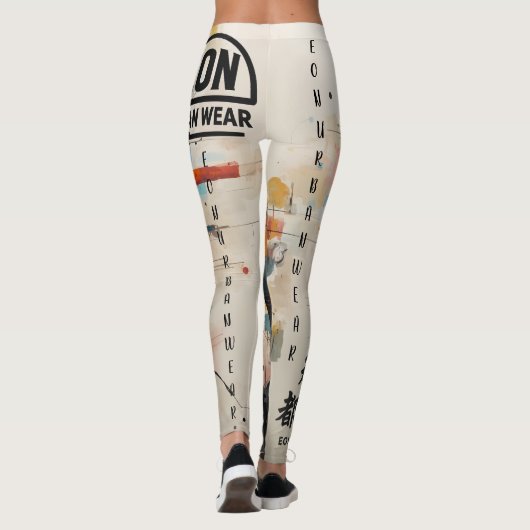 NEON ROSE LEGGINGS (Achterkant)