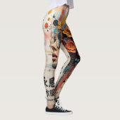 NEON ROSE LEGGINGS (Rechts)