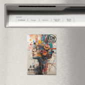 NEON ROSE MAGNEET (Insitu (Vaatwasser))