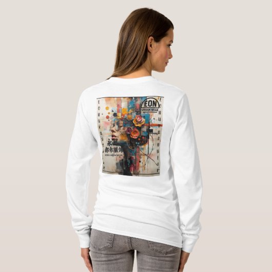 NEON ROSE T-SHIRT (Achterkant volledig)