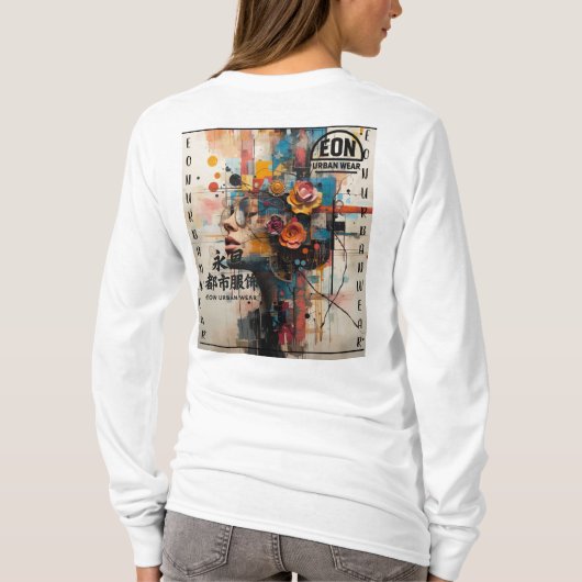 NEON ROSE T-SHIRT (Achterkant)