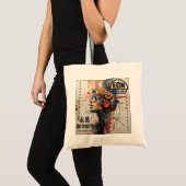 NEON ROSE TOTE BAG (Voorkant (product))