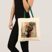 NEON ROSE TOTE BAG (Voorkant (product))