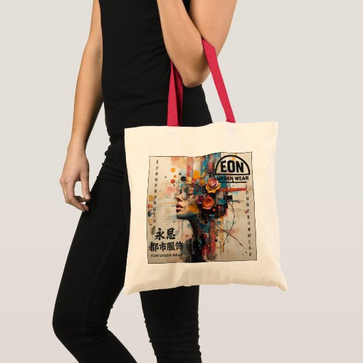 NEON ROSE TOTE BAG (Voorkant (product))