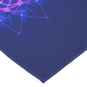 Neon Rosette Glow Korte Tafelloper (Hoek)