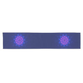 Neon Rosette Glow Korte Tafelloper (Horizontaal)