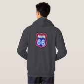 Neon Route66 Hoodie (Achterkant volledig)