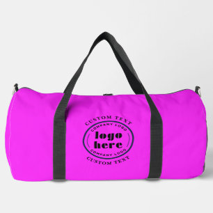 Neon Roze Aangepast Bedrijfslogo Promotioneel Plunjezak