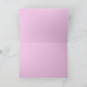 Neon Roze Bedankkaart (Binnen)
