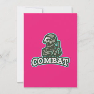 Neon Roze Behang Modern Minimalistisch Ontwerp Bedankkaart