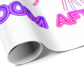 Neon Roze Bloem - Kunst Inpakpapier (Rol Hoek)
