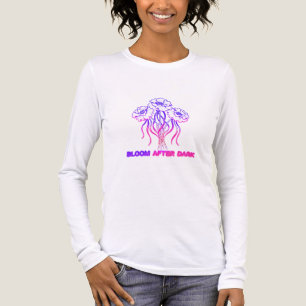 Neon Roze Bloem - Kunst Tri-Blend T-shirt
