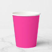 Neon Roze Bowling Papier Cups Papieren Bekers (Achterkant)