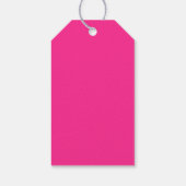 Neon roze cadeaulabel (Achterkant)