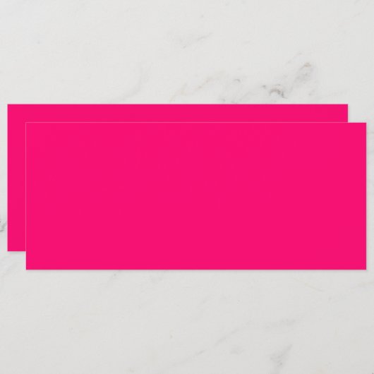 Neon Roze Custom Flat Kaart – Bulk Bestellingen Kl (Voorkant / Achterkant)