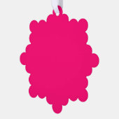 Neon Roze Custom Ornament – Gepersonaliseerde Deco Kaart (Links)