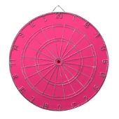Neon roze dartbord (Voorkant)
