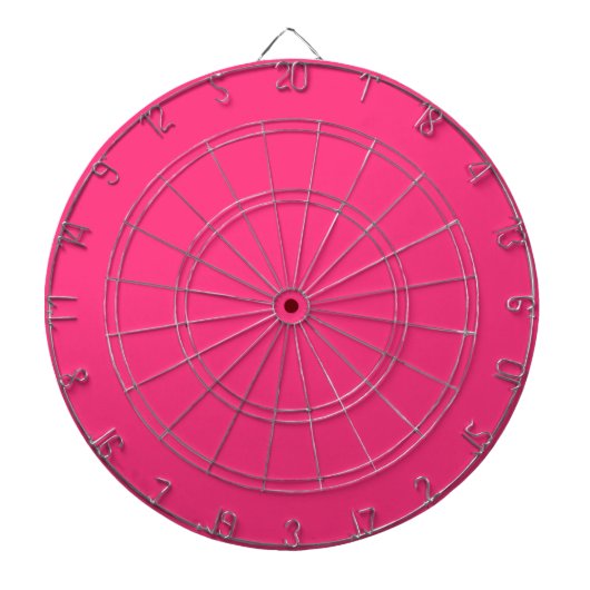 Neon roze dartbord (Voorkant)