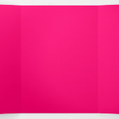 Neon Roze Drievoudige Uitnodiging Op Maat (Binnenkant midden)