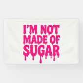 Neon Roze Drip Quote Banner – Aanpasbaar (Horizontaal)