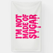 Neon Roze Drip Quote Banner – Aanpasbaar (Verticaal)
