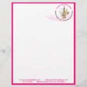 Neon Roze Eenvoudige Moderne Bakkerij Cake Bestelf Flyer (Achterkant)