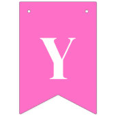 Neon Roze Effen Kleur Custom Vlaggetjes (Tweede vlag)