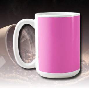 Neon Roze Effen Kleur Klassiek Koffiemok