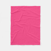 Neon roze fleece deken (Voorkant)