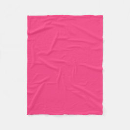 Neon roze fleece deken