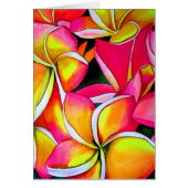 Neon roze Frangipani Plumeria Bloembloemen (Voorkant)