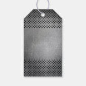 Neon roze gloed in donker Label van de partij Cadeaulabel (Achterkant)