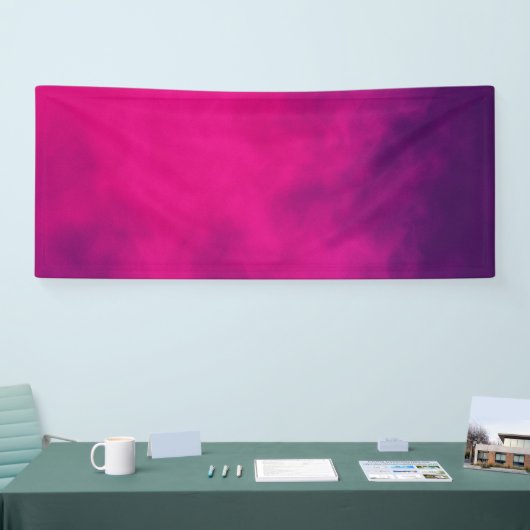 Neon Roze Gradiënt Aangepaste Banner (Beurs)