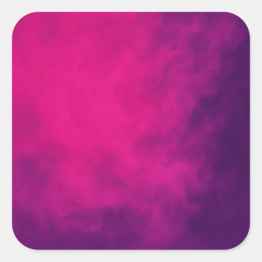 Neon Roze Gradiënt Aangepaste Sticker (Voorkant)