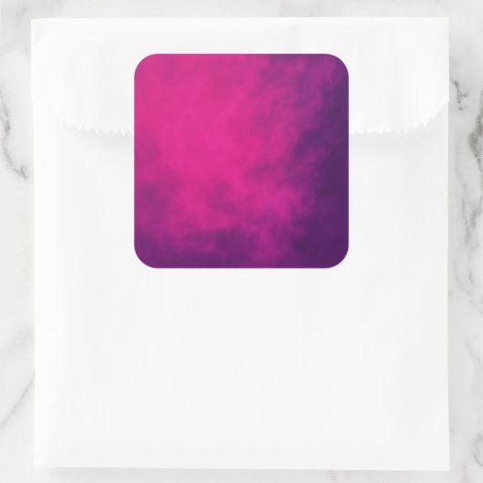 Neon Roze Gradiënt Aangepaste Sticker (Tas)