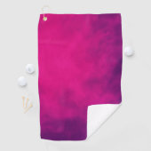 Neon Roze Gradient Custom Golf Handdoek (Insitu)