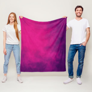 Neon Roze Gradient Fleece Deken –
