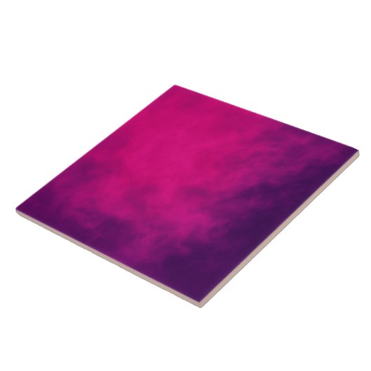 Neon Roze Gradient Keramische Tegel – Tegeltje (Zijkant)