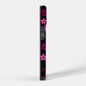 Neon roze graffiti iPhone case Hoesje (Rechterkant)