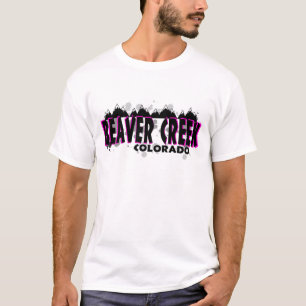 Neon roze grunge Beaver Creek Colorado shirt