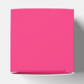 Neon Roze Hart Favor Doos Bedankdoosjes (Bovenkant)