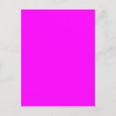 Neon roze hexuitdraai code FF00FF Briefkaart (Voorkant)