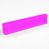 Neon roze hexuitdraai code FF00FF Naambordje