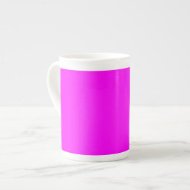 Neon roze hexuitdraai code FF00FF Porselein Kop