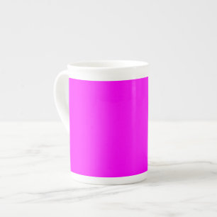 Neon roze hexuitdraai code FF00FF Porselein Kop
