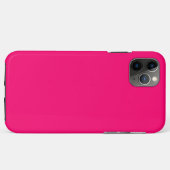 Neon Roze iPhone 11 Pro Max Hoesje –  (Achterkant (horizontaal))