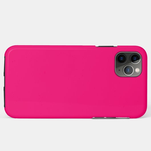 Neon Roze iPhone 11 Pro Max Hoesje –  (Achterkant (horizontaal))