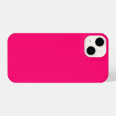 Neon Roze iPhone 14 Hoesje – Aangepast & Stijlvol iPhone Hoesje (Achterkant horizontaal)
