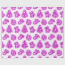 Neon Roze Kerstmis op Wit