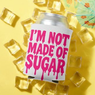 Neon Roze Koelbox met Drip Quote – Aanpassen Blikjeskoeler